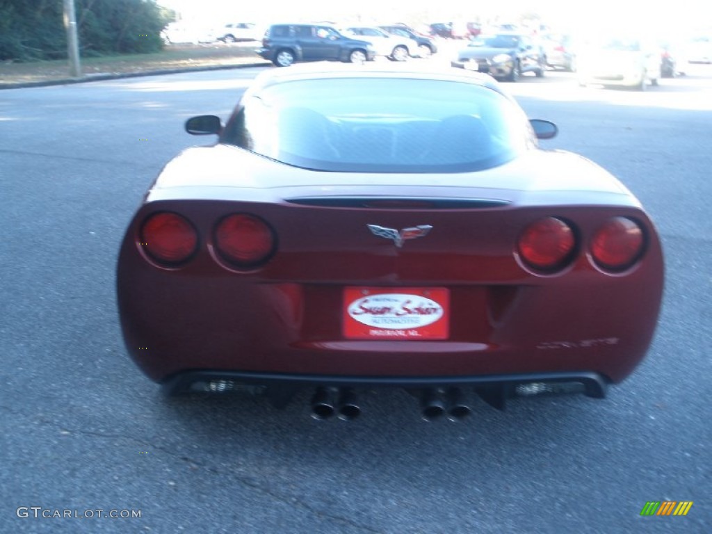 2006 Corvette Coupe - Monterey Red Metallic / Ebony Black photo #10