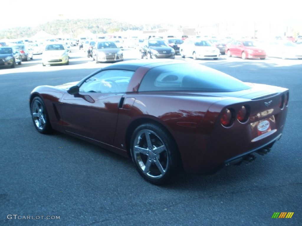 2006 Corvette Coupe - Monterey Red Metallic / Ebony Black photo #11