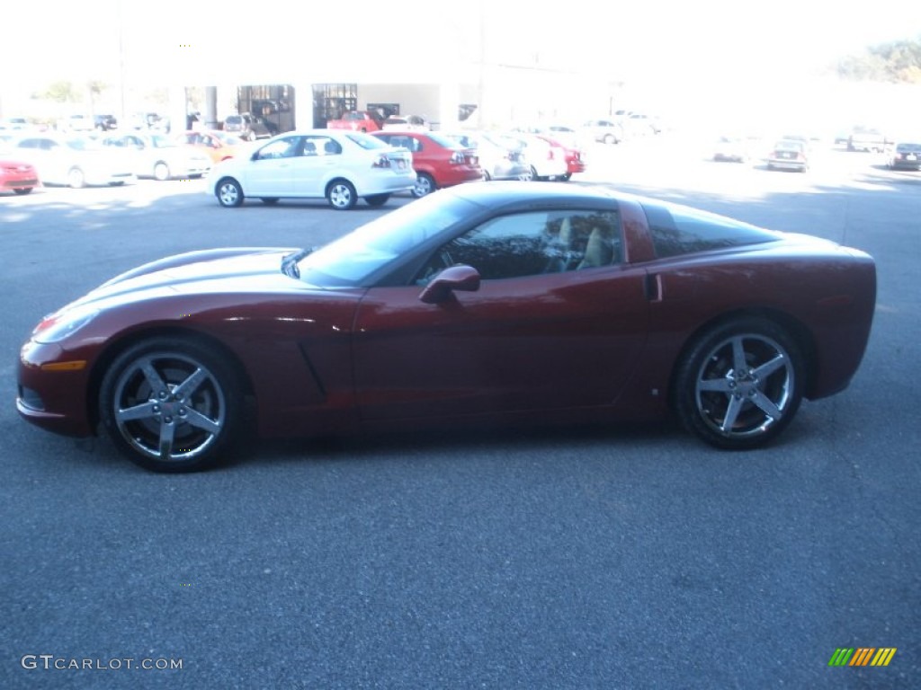 2006 Corvette Coupe - Monterey Red Metallic / Ebony Black photo #12