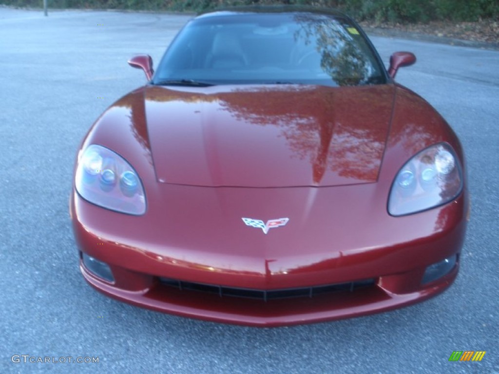 2006 Corvette Coupe - Monterey Red Metallic / Ebony Black photo #14