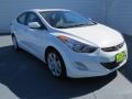 2013 Shimmering White Hyundai Elantra Limited  photo #1