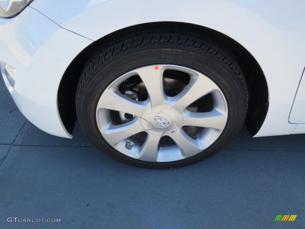 2013 Elantra Limited - Shimmering White / Black photo #10