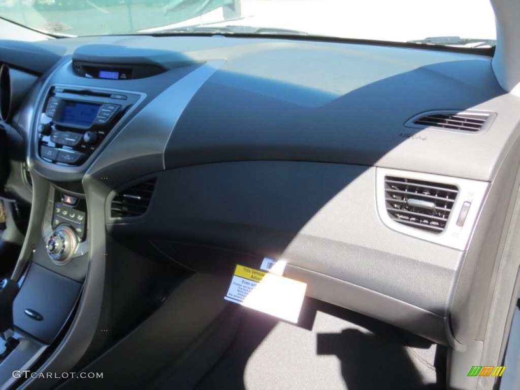 2013 Elantra Limited - Shimmering White / Black photo #17