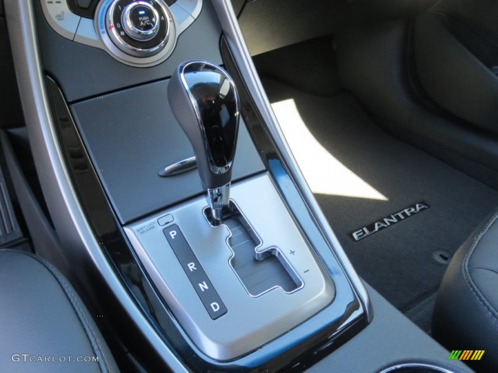 2013 Elantra Limited - Shimmering White / Black photo #29