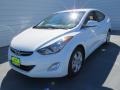 2013 Shimmering White Hyundai Elantra GLS  photo #6