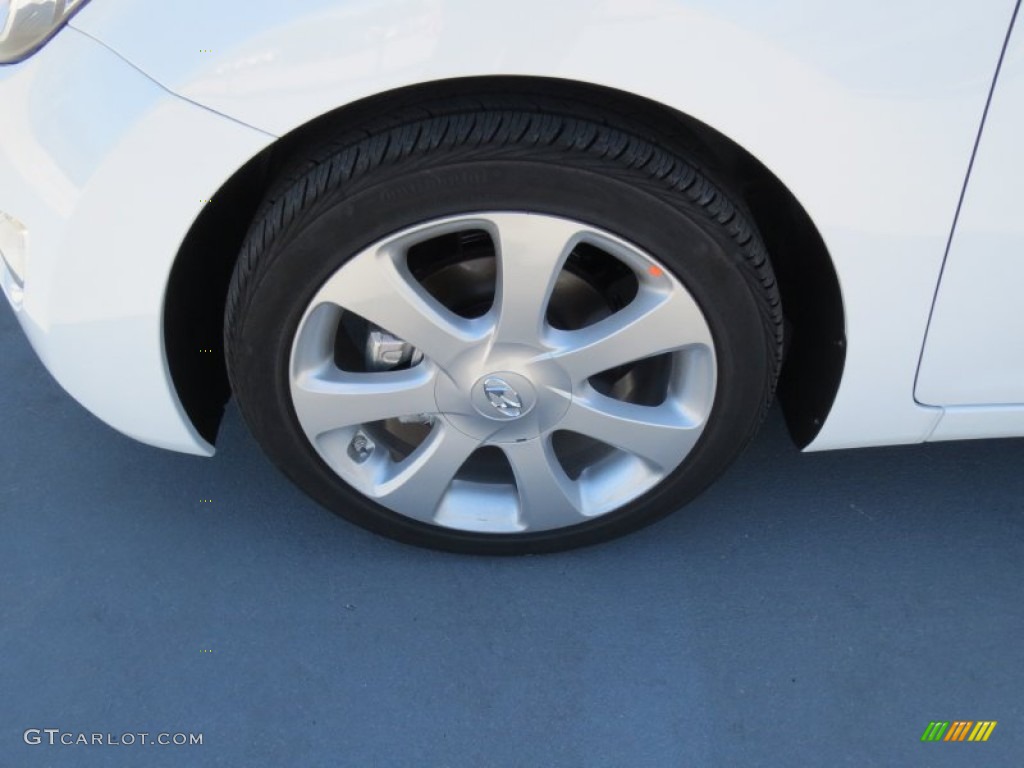 2013 Elantra Limited - Shimmering White / Black photo #10