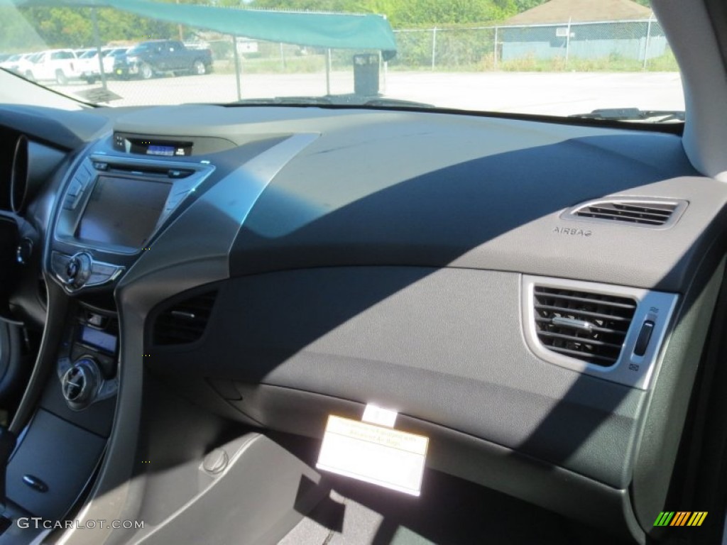 2013 Elantra Limited - Shimmering White / Black photo #17