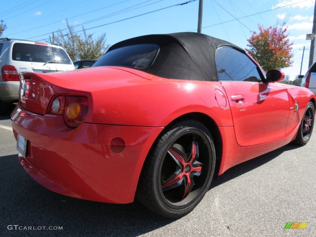 Bright Red 2003 BMW Z4 2.5i Roadster Exterior Photo #72886851