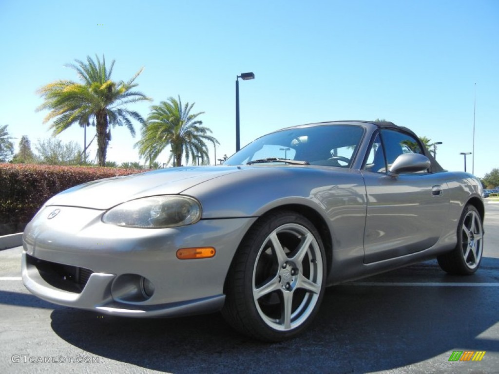 Titanium Gray Metallic 2004 Mazda MX-5 Miata MAZDASPEED Roadster Exterior Photo #72888155