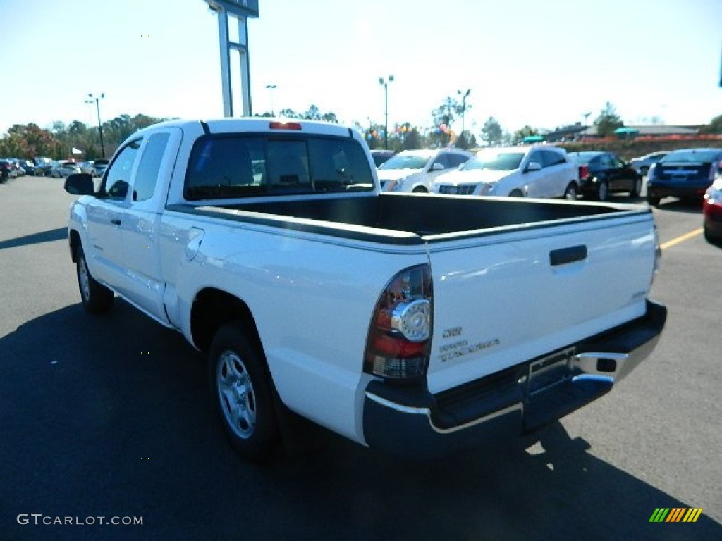 2013 Tacoma Access Cab - Super White / Graphite photo #5