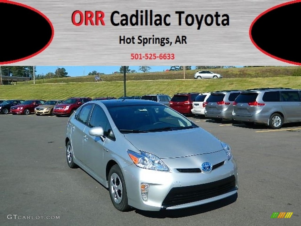 2012 Prius 3rd Gen Three Hybrid - Classic Silver Metallic / Misty Gray photo #1