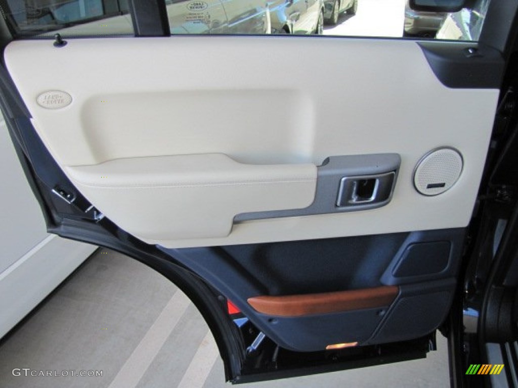 2006 Land Rover Range Rover HSE Sand/Jet Door Panel Photo #72891461