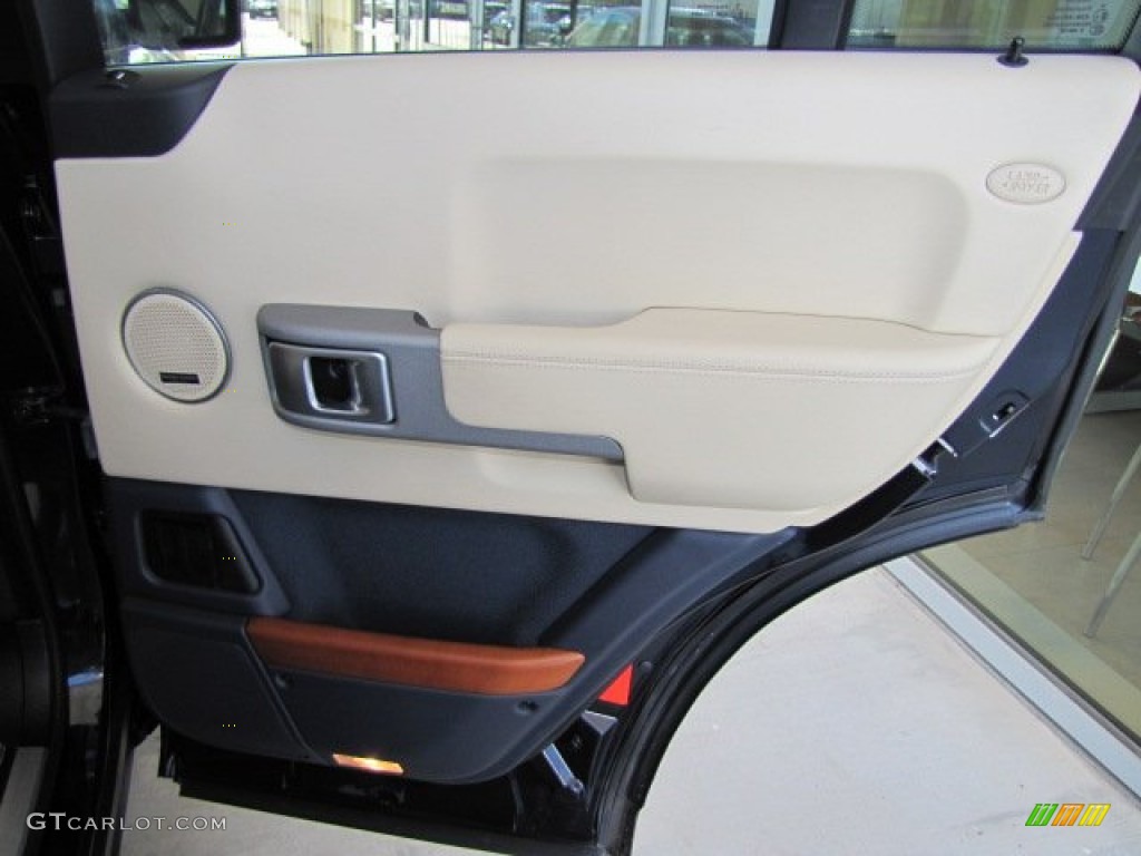 2006 Land Rover Range Rover HSE Sand/Jet Door Panel Photo #72891480