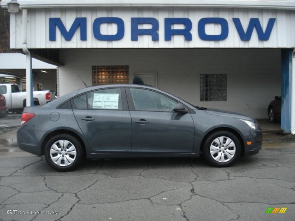 2013 Cruze LS - Cyber Gray Metallic / Jet Black/Medium Titanium photo #1