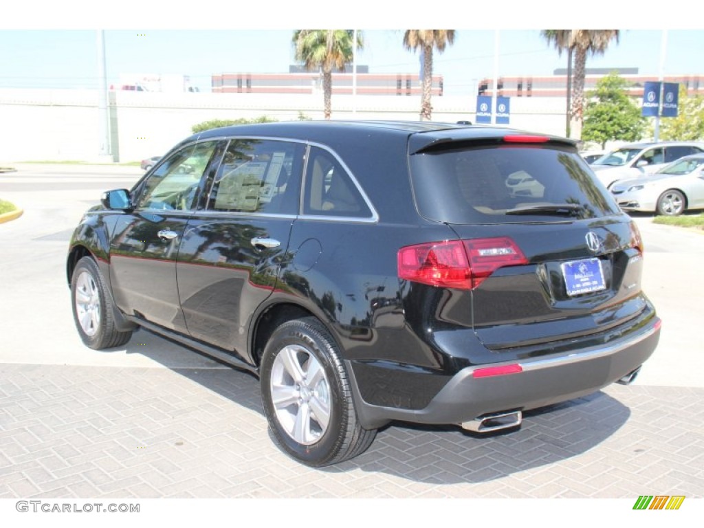 2013 MDX SH-AWD - Crystal Black Pearl / Parchment photo #5
