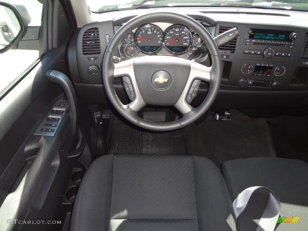2011 Silverado 1500 LT Extended Cab - Sheer Silver Metallic / Ebony photo #6