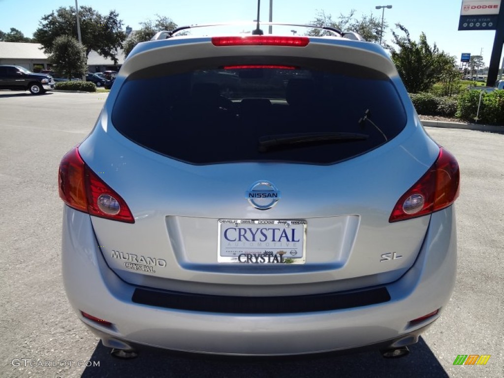 2010 Murano SL - Brilliant Silver Metallic / Black photo #8