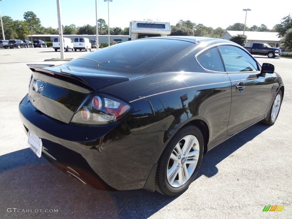 2008 Tiburon GS - Black Pearl / GS Black Cloth photo #8