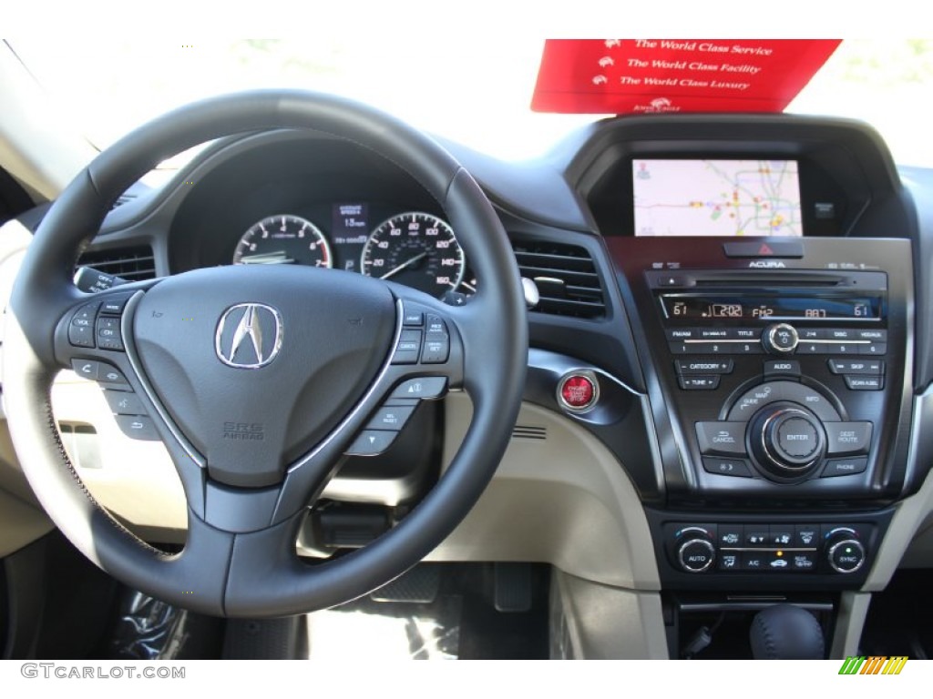 2013 Acura ILX 1.5L Hybrid Technology Parchment Dashboard Photo #72894534