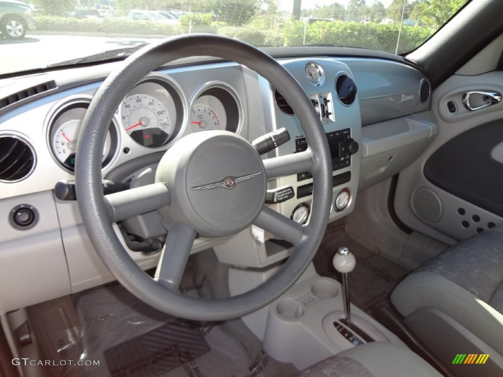 2006 Chrysler PT Cruiser Touring Convertible Pastel Slate Gray Dashboard Photo #72894640