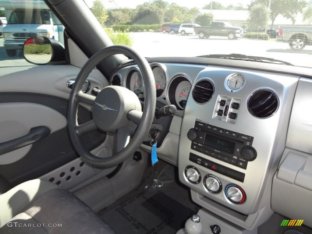 2006 Chrysler PT Cruiser Touring Convertible Pastel Slate Gray Dashboard Photo #72894732