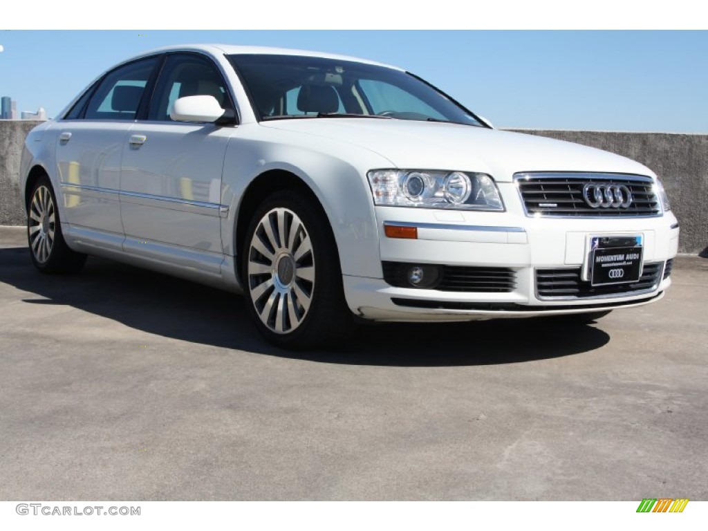 2005 A8 L 4.2 quattro - Arctic White / Beige photo #1