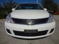 2011 Fresh Powder White Nissan Versa 1.8 S Sedan  photo #13