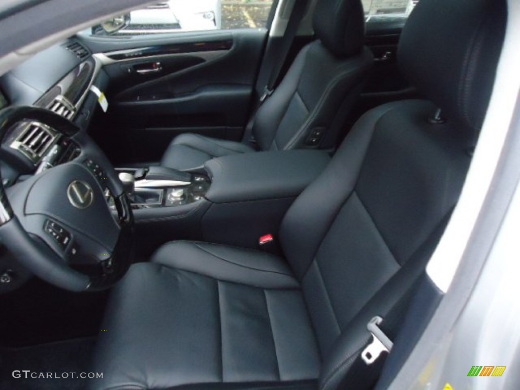 Black/Shimamoku Espresso Interior 2013 Lexus LS 460 L AWD Photo #72896811