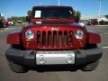 2009 Red Rock Crystal Pearl Jeep Wrangler Unlimited Sahara 4x4  photo #14
