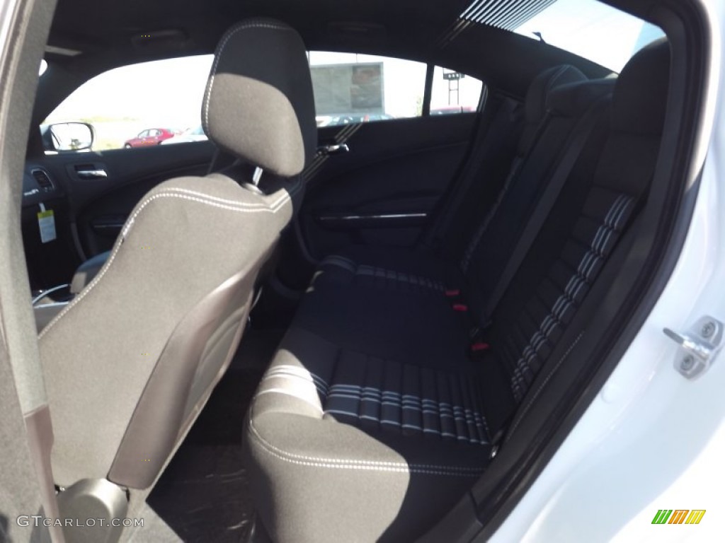 2013 Charger SRT8 Super Bee - Bright White / Black/Super Bee Stripes photo #15