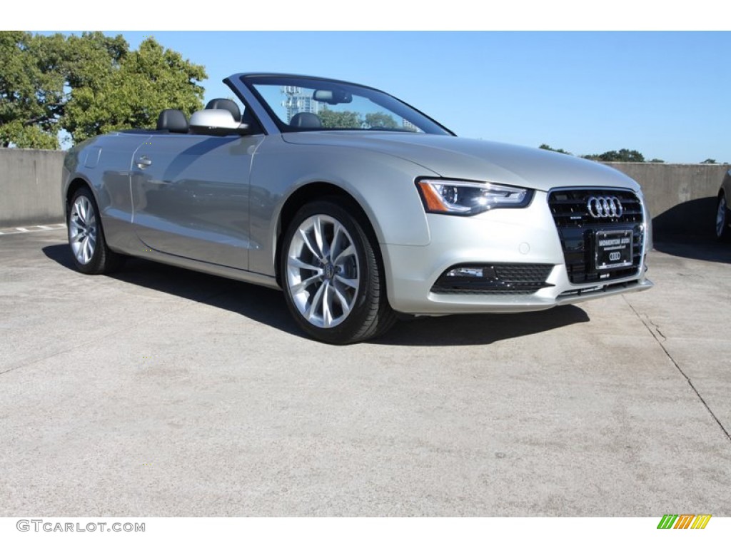 Cuvee Silver Metallic 2013 Audi A5 2.0T quattro Cabriolet Exterior Photo #72897294