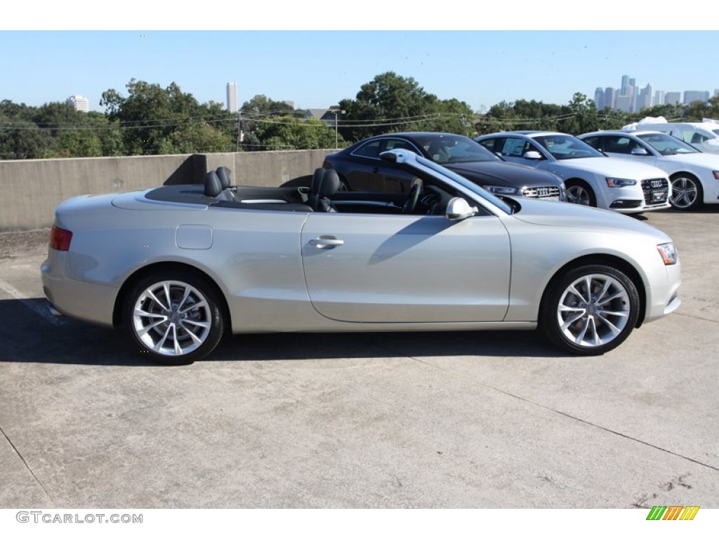 Cuvee Silver Metallic 2013 Audi A5 2.0T quattro Cabriolet Exterior Photo #72897495