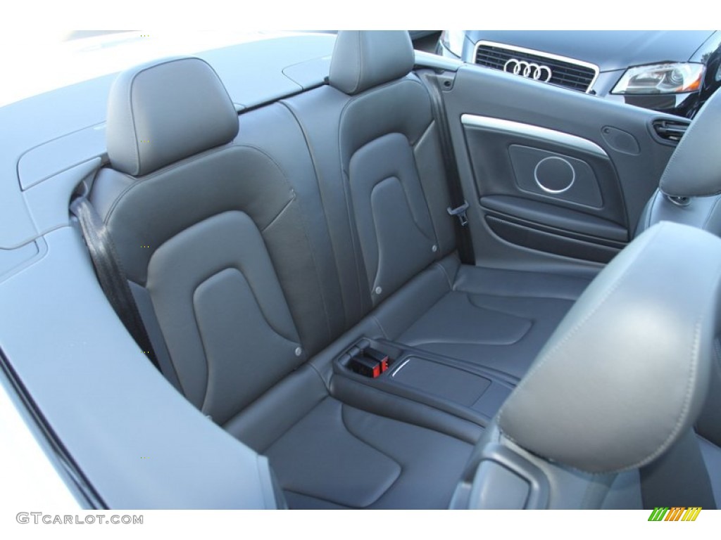 2013 Audi A5 2.0T quattro Cabriolet Rear Seat Photo #72897719