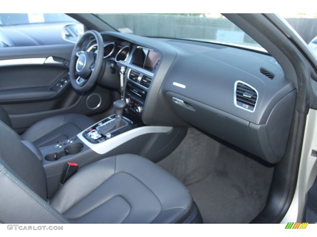 Black Interior 2013 Audi A5 2.0T quattro Cabriolet Photo #72897738