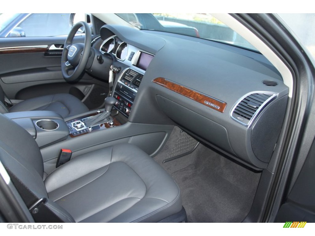 2013 Audi Q7 3.0 TFSI quattro Black Dashboard Photo #72898287