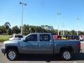 2011 Blue Granite Metallic Chevrolet Silverado 1500 LS Crew Cab  photo #2