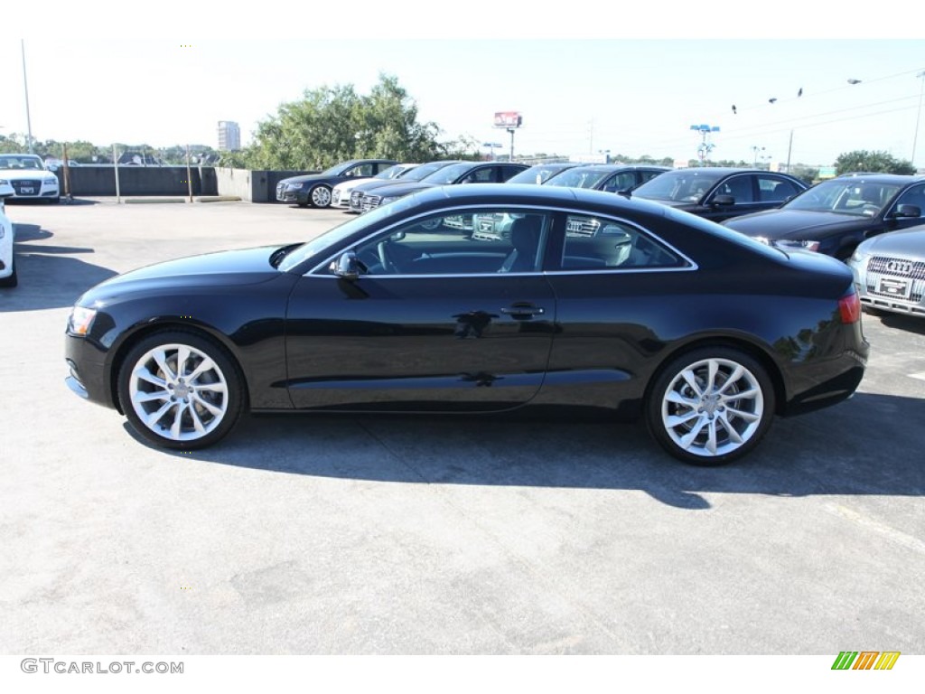 Phantom Black Pearl Effect 2013 Audi A5 2.0T quattro Coupe Exterior Photo #72898860