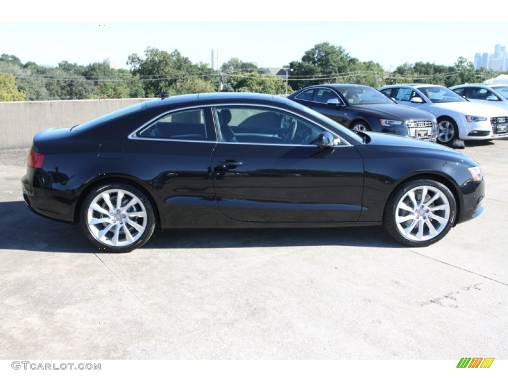 Phantom Black Pearl Effect 2013 Audi A5 2.0T quattro Coupe Exterior Photo #72898920