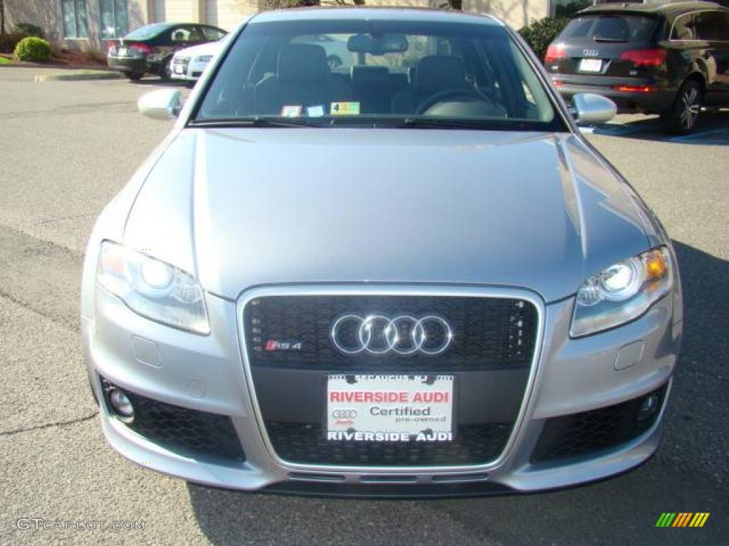 2007 RS4 4.2 quattro Sedan - Avus Silver Pearl Effect / Black photo #2