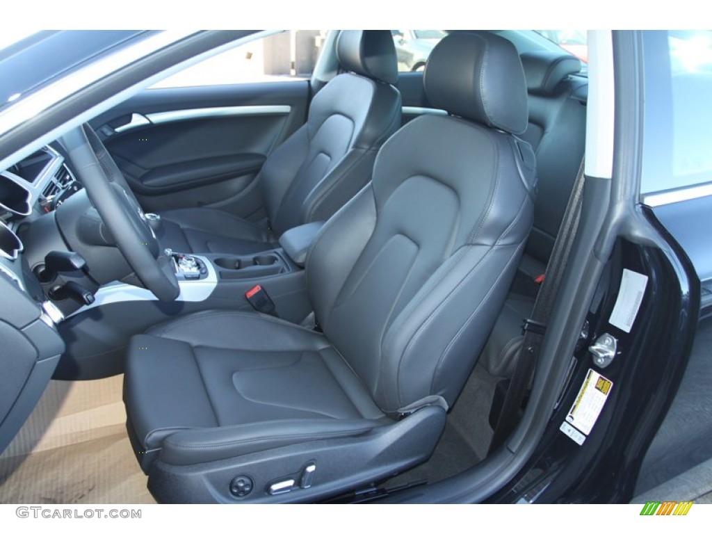 Black Interior 2013 Audi A5 2.0T quattro Coupe Photo #72898965