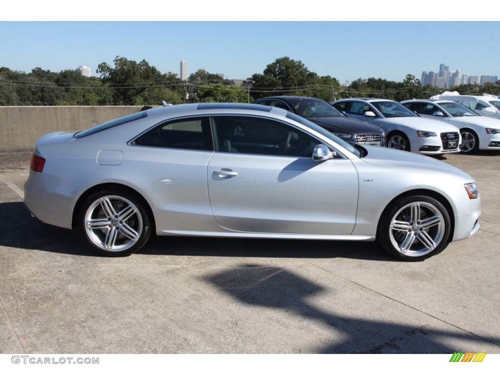 Ice Silver Metallic 2013 Audi S5 3.0 TFSI quattro Coupe Exterior Photo #72899316