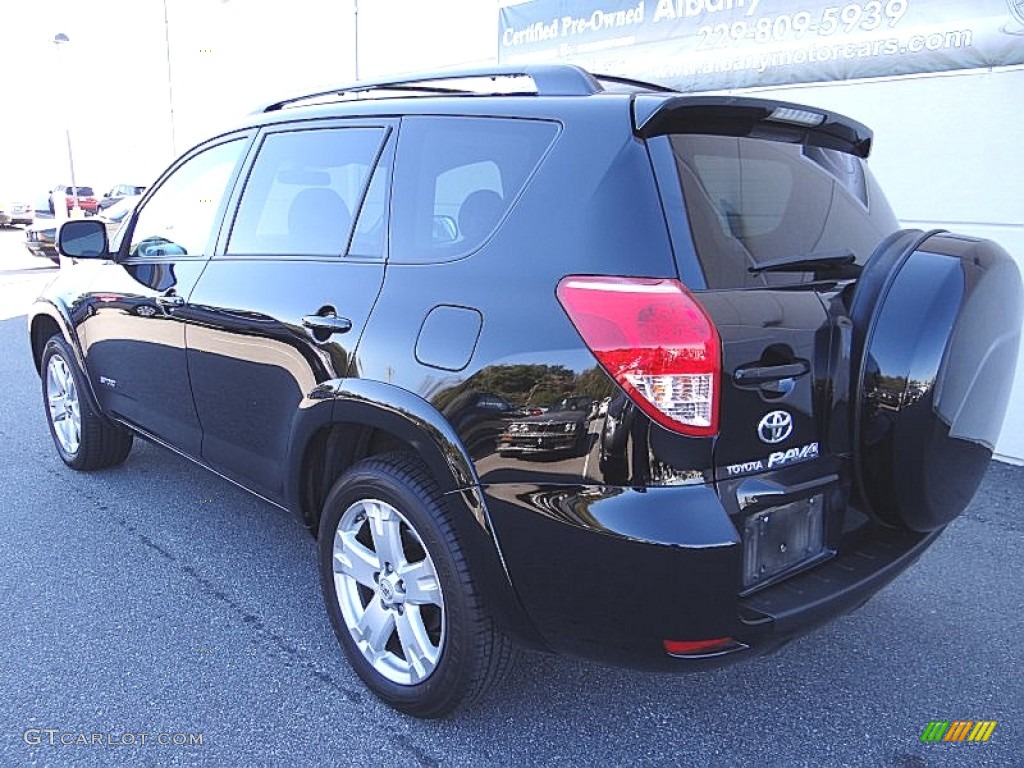 2008 RAV4 Sport - Black / Dark Charcoal photo #9