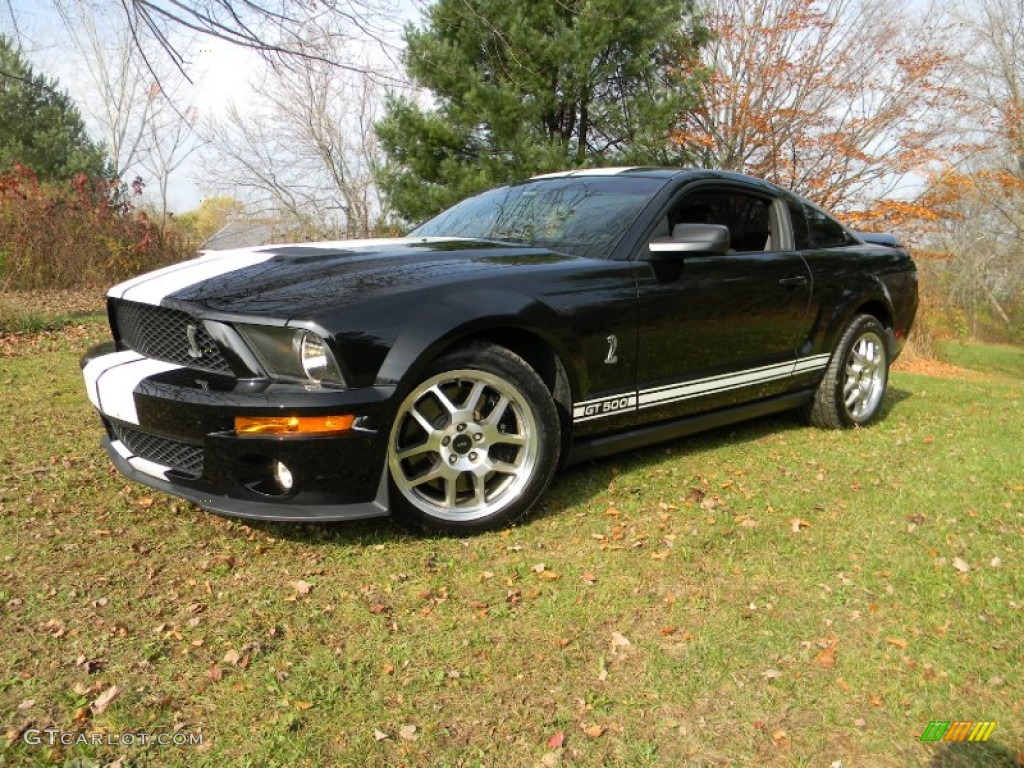 Black 2007 Ford Mustang Shelby GT500 Coupe Exterior Photo #72900039