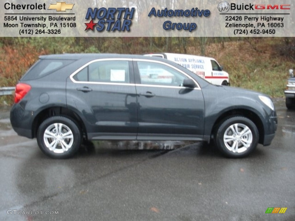 2013 Equinox LS - Ashen Gray Metallic / Jet Black photo #1