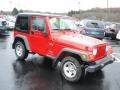 Flame Red - Wrangler X 4x4 Photo No. 3