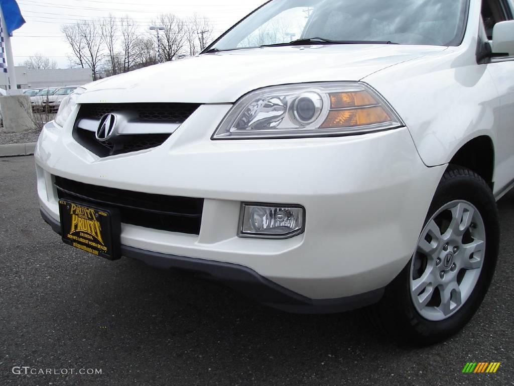 2004 MDX  - Aspen White Pearl / Saddle photo #9