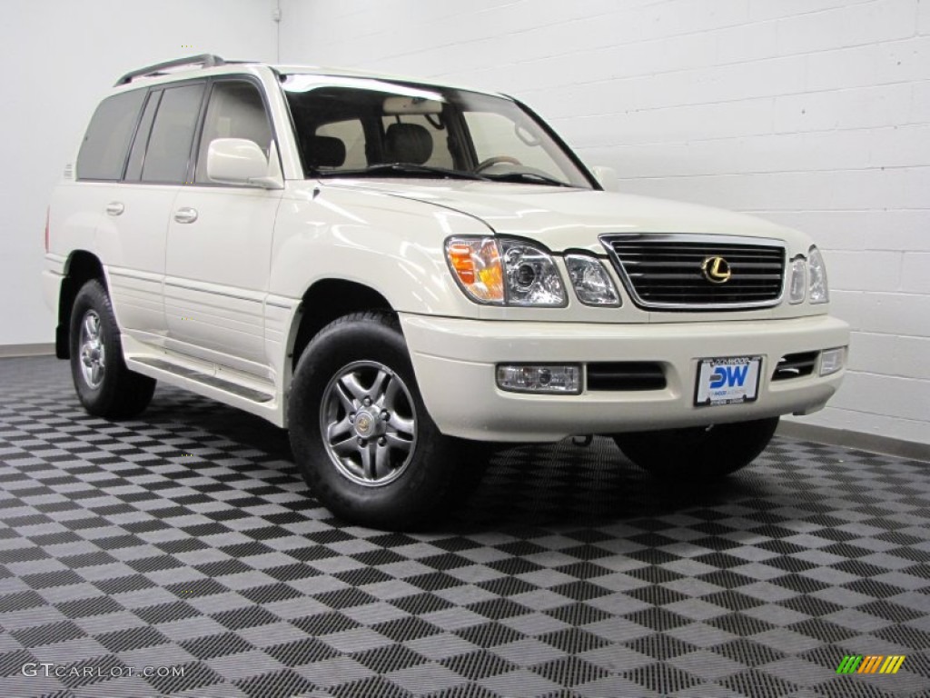 2002 LX 470 - Golden Pearl / Ivory photo #1