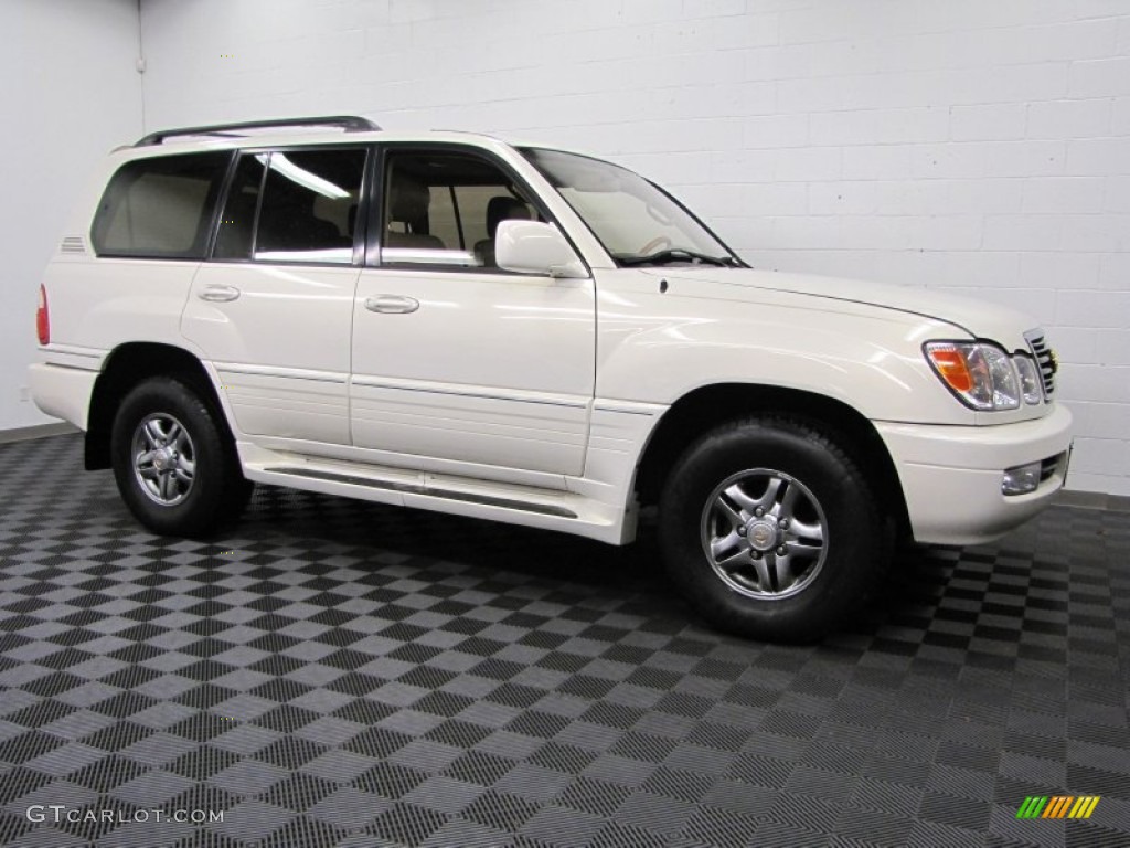 2002 LX 470 - Golden Pearl / Ivory photo #8