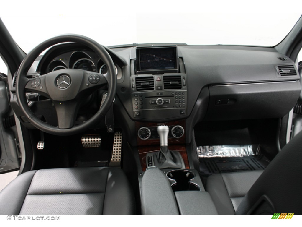 Black Interior 2010 Mercedes-Benz C 300 Sport 4Matic Photo #72905434