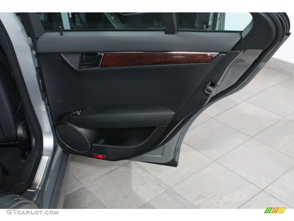 2010 Mercedes-Benz C 300 Sport 4Matic Black Door Panel Photo #72905629